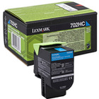 Kaseta z tonerem Lexmark 702HCE do CS-310/510 | korporacyjny | 3 000 str. | cyan