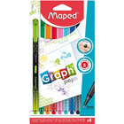 Cienkopisy Maped Graph'Peps Deco 8 kolorów