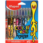 Flamastry Maped Color'Peps Monster 12 kolorów