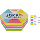 Karteczki Stick'n 61x70mm szeciokt 5 kolorów (250)