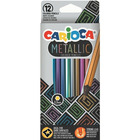Kredki oówkowe Carioca Metallic 12 kolorów