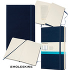 Notatnik Moleskine Classic L (13x21cm) kropki niebieski