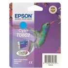 Tusz  Epson  T0802  do Stylus Photo  R-265/285/360 RX560  | 7,4ml | cyan