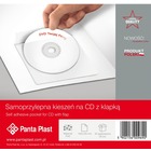KIESZENIE SAMOPRZYLEPNE PVC NA PYT CD / DVD 120 X 120 MM PANTA PLAST 25 SZT